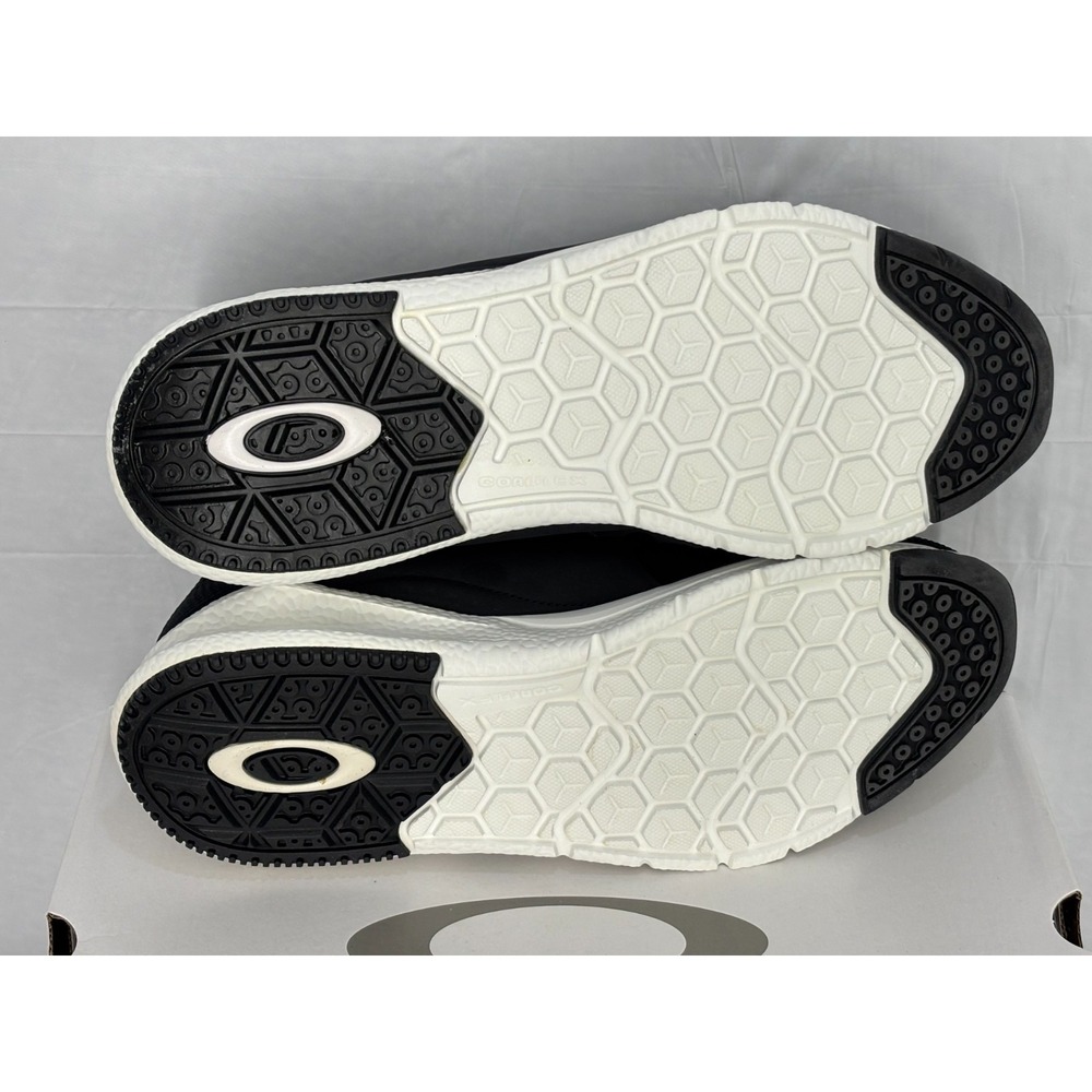 Oakley Dry Sneaker Shoes Mens Jet Black Low Top Lace Up Comfort Size 11 NWB - Picture 7 of 11